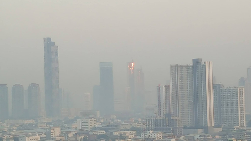 กรีนพีซจี้รัฐยกร่างมาตรฐาน PM 2.5 ใหม่ ชี้พื้นที่หลายแห่งของไทยยังเผชิญมลพิษทางอากาศ เป็นภัยต่อสุขภาพ