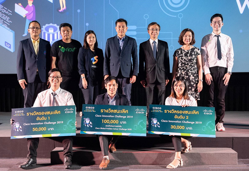 ซิสโก้ประกาศผลการแข่งขัน “Cisco Innovation Challenge 2019” ภายใต้แนวคิดเชิงนวัตกรรมสร้างสรรค์ - ใช้เทคโนโลยีพัฒนาสังคมไทยให้ดีขึ้น